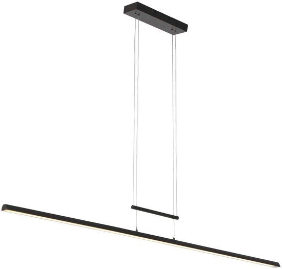 Suspension Profilo 3318ZW noire, 150 cm de large, hauteur réglable, de la marque Steinhauer, en métal, plastique et composants électroniques