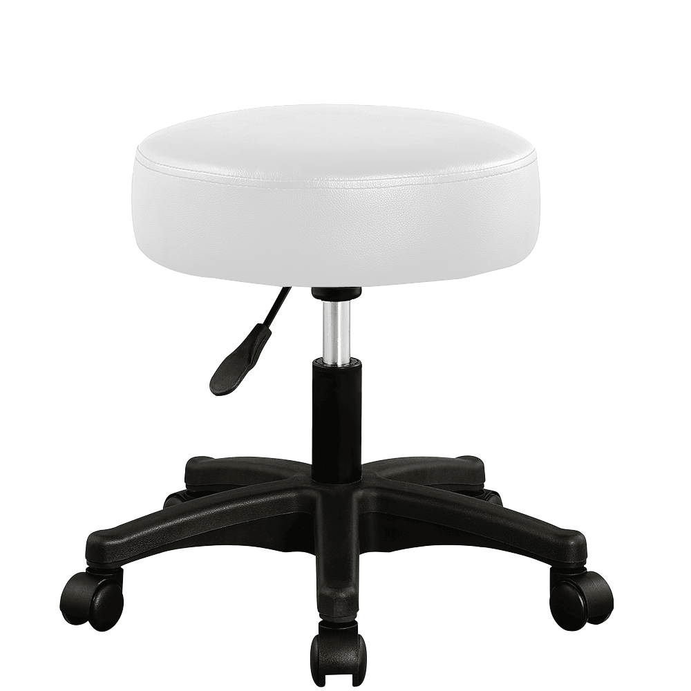 Tabouret de Bureau Casaria - Tabouret à roulettes de travail - Pivotant et réglable