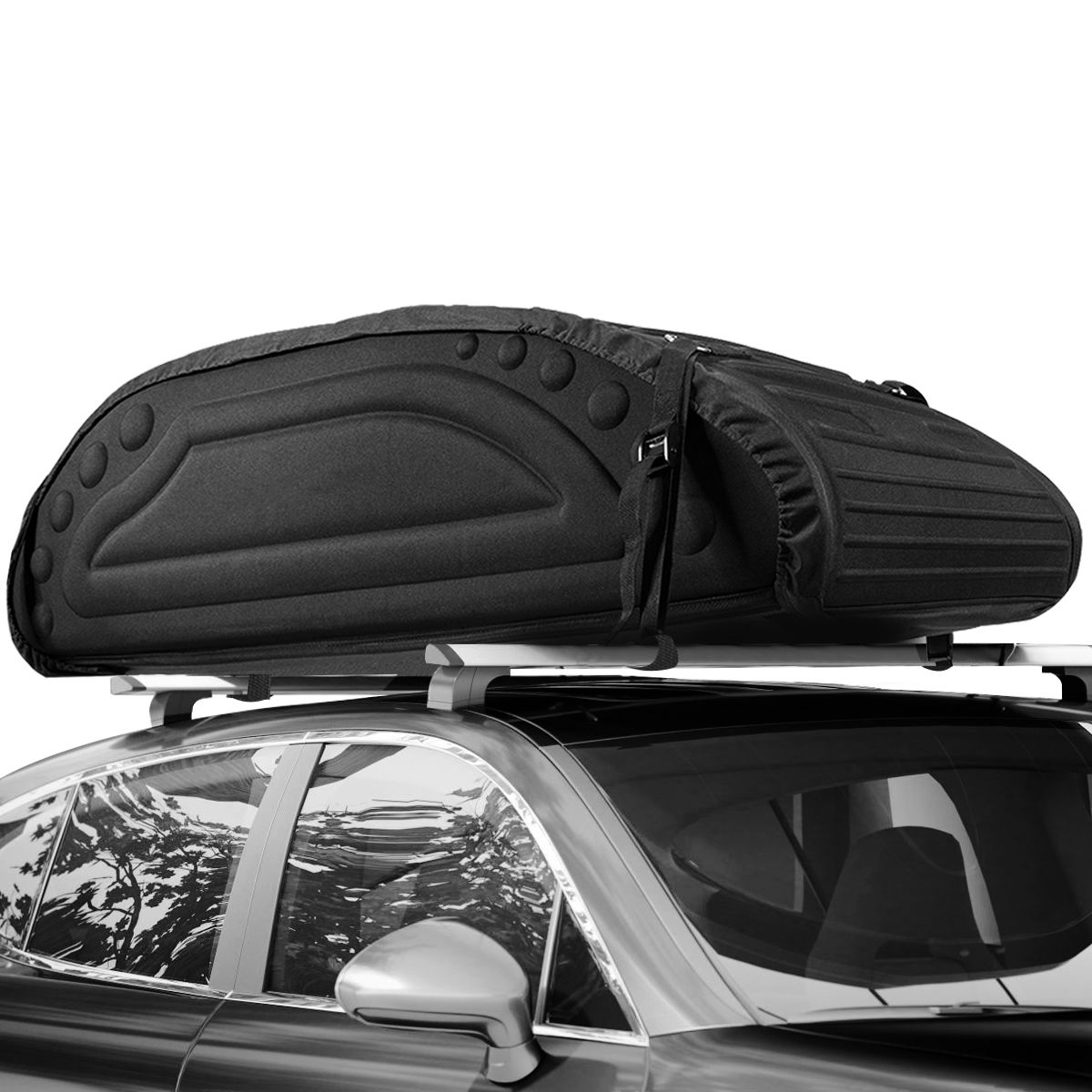 Sac de toit Coast - capacité de 400 litres - imperméable - pliable - noir