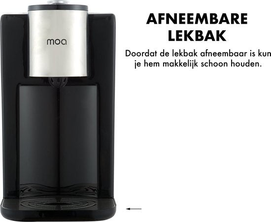 MOA Distributeur d'eau chaude - Bouilloire instantanée de luxe - 2,5 litres - HWD10