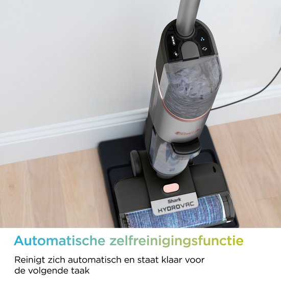 Shark HydroVac Wireless 3-in-1 Floor Cleaner - Aspirer, passer la serpillière et autonettoyer - Aspirateur à manche avec fonction serpillière - Mop humide et sec - WD210EU