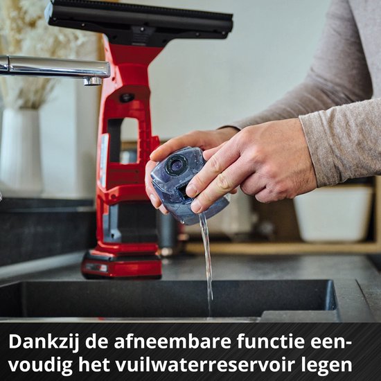 Nettoyeur de vitres sans fil Einhell BRILLIANTO Li Solo - Power X-Change - 18 V/Li-ion - Largeur de travail : 28 cm - Batterie et chargeur non inclus