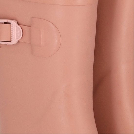 Xq Footwear Bottes de pluie à lanières en caoutchouc rose pour femmes - Bottes - 39