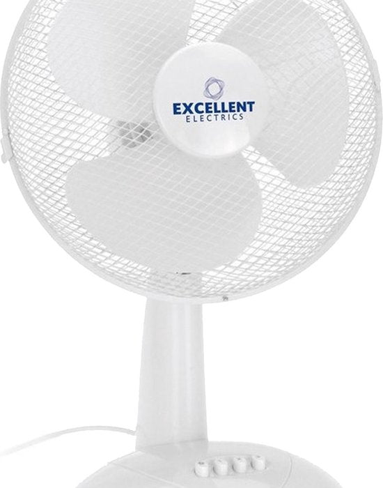 Excellent Electrics - Ventilateur de table - Blanc