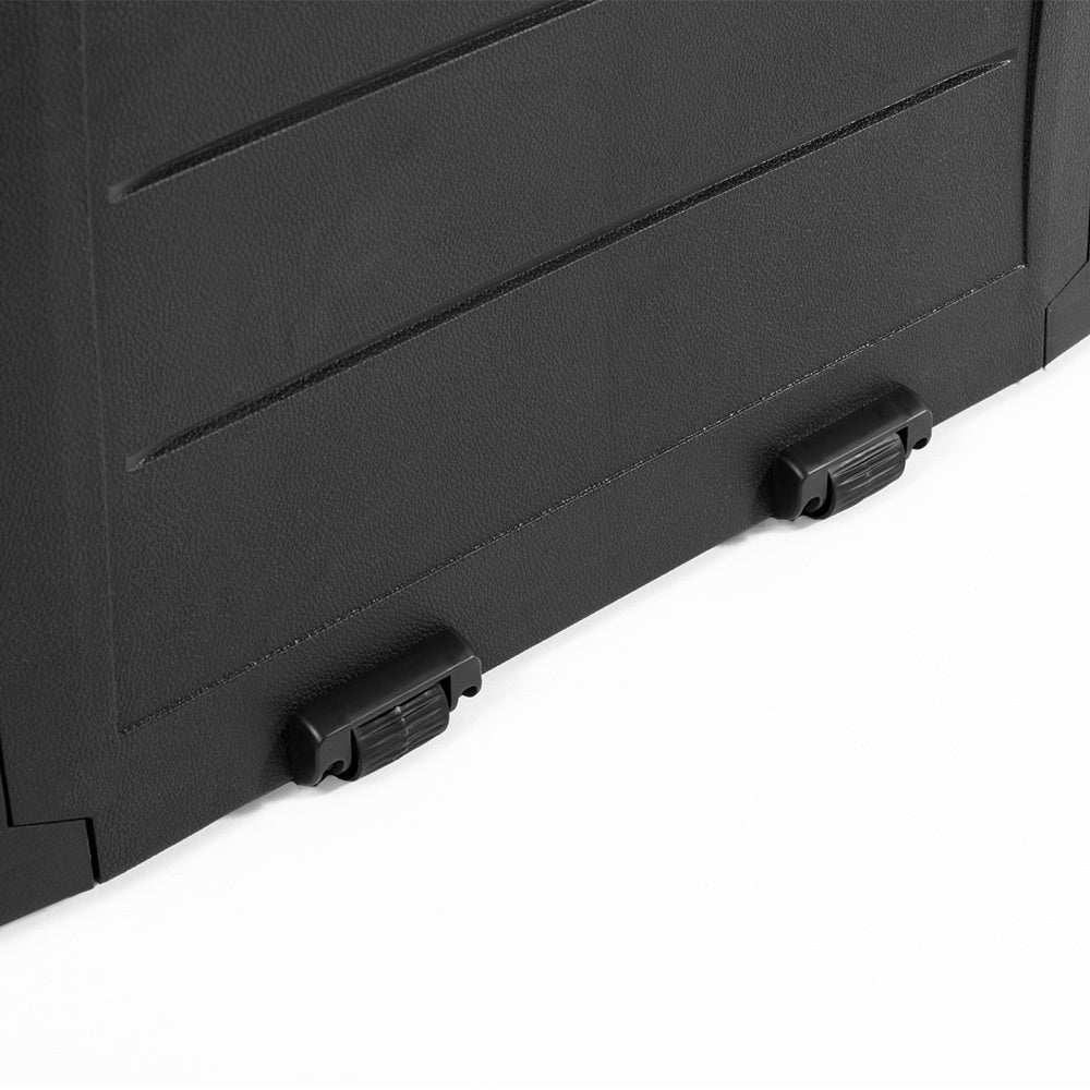 Boîte de rangement Deuba Marvel Plus anthracite 117x45x57cm avec roues