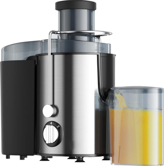 Fuegobird L813 snelle sapcentrifuge - Power Juicer - RVS - 400watt - Zwart