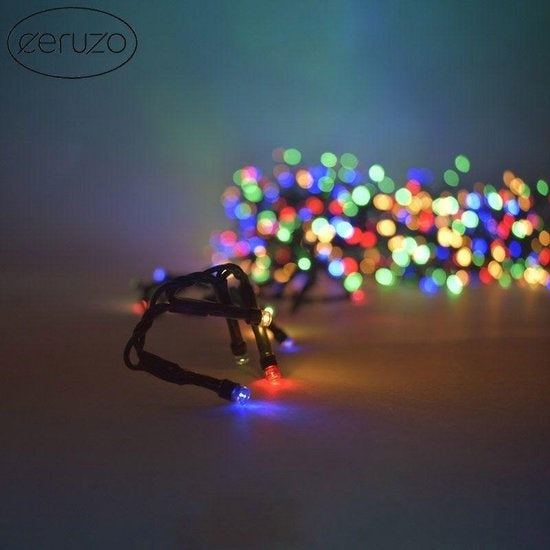 Ceruzo Lumières de Noël colorées - Micro Cluster - 1000 LEDs - 20 mètres - 8 fonctions lumineuses + mémoire - multicolore