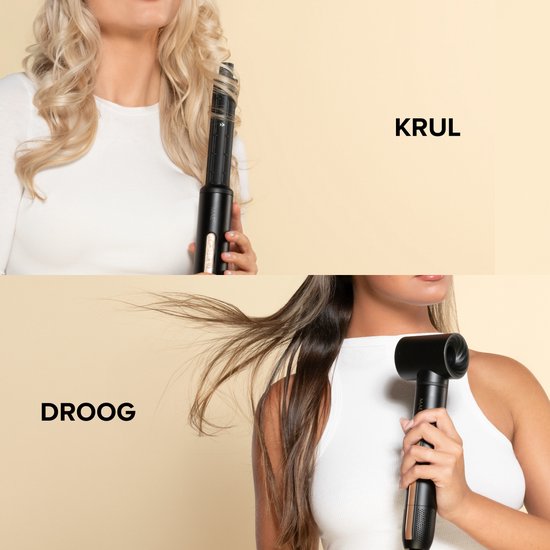 MAE® Airstyler II - Brosse soufflante et brosse à boucler - Fer à boucler 5 en 1 Multistyler - Hairwrap - Appareil de coiffure