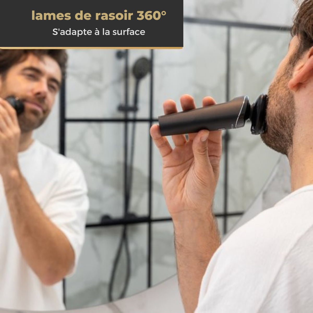 Rasoir Wellshave 4 en 1 pour hommes – Avec tondeuse et tondeuse pour le nez – Rasoir électrique – Utilisation humide et sèche – Rasoirs – Rasage – Tondeuse à barbe