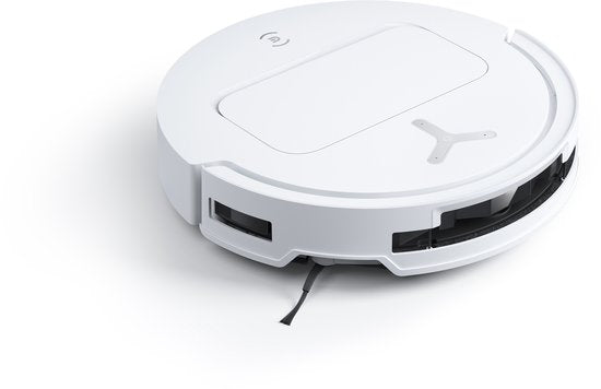 ECOVACS - DEEBOT T50 Omni blanc Gen 2 EU - Robot aspirateur et laveur de sol - Puissance d'aspiration de 21 000 Pa - Robot aspirateur autonettoyant avec système de lavage à l'eau chaude - Station de vidage automatique - Adapté aux poils d'animaux