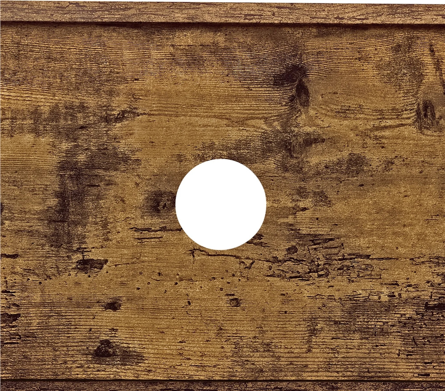 Meuble TV Yaheetech 106 x 40 x 50,5 cm - Brun rouille - Style industriel - Compartiments de rangement ouverts - 40 kg