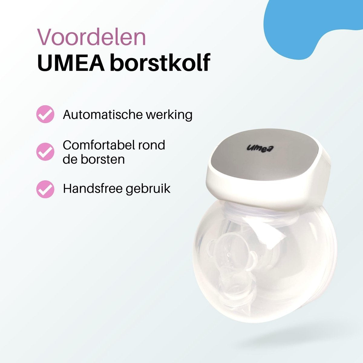 Umea - Tire-lait simple - Blanc