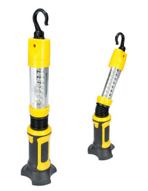 Lampe de travail LED Stanley 14 LED 90 lumens avec aimant et crochet de suspension - 30 x 8 x 8 cm