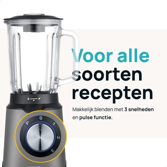 MOA Special Edition Titanium Blender - Blender puissant - 1.5 litres - 1000 watts - TB61T