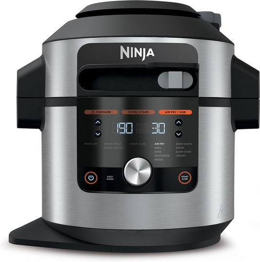 Multicuiseur Ninja Foodi OL650EU - 12 fonctions de cuisson - 7,5 litres - Comprend les fonctions friteuse à air chaud, cuisson sous pression, cuisson à la vapeur et grill