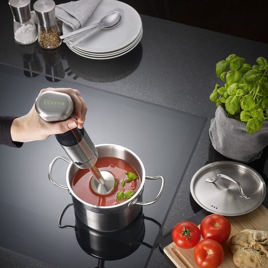 Graef HB82EU blender Mixeur plongeant 200 W Noir, acier inoxydable
