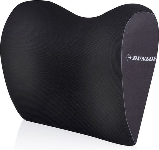 Dunlop Neck Support - Car Seat Neck Cushion - 100% Memory Foam - Universal Fit - Black