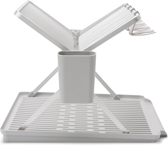Brabantia SinkSide Egouttoir - Pliable - avec porte-couverts - Gris moyen