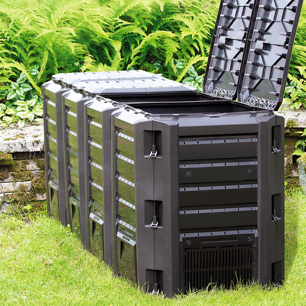 Bac √† compost Deuba Fast 1600L - Quatro - 261 x 72 x 83cm