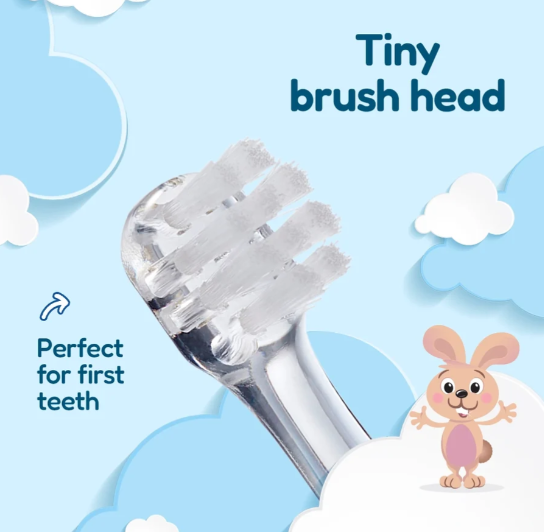 Brush-Baby BabySonic Brossettes - Lot de 2 - 0 à 18 mois - Brossettes de rechange avec LED