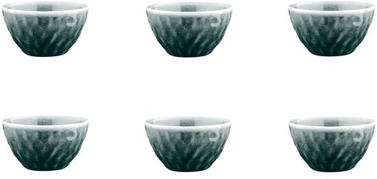 Bol MOON Ø11,5cm - 6 pièces - Pétrole