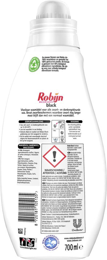Détergent Robijn Velours noir boîte de 8