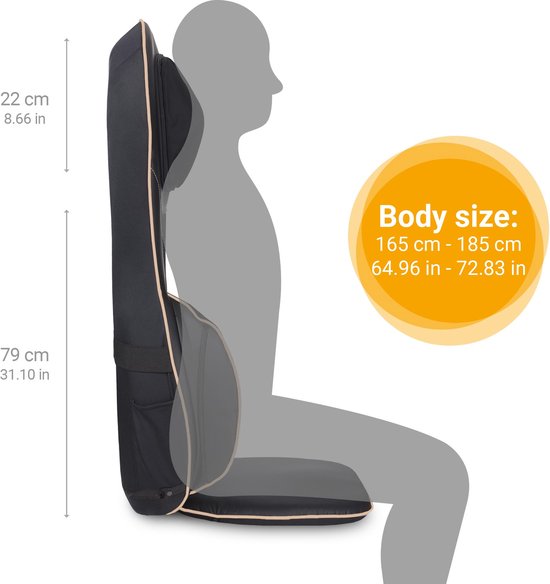 medisana MC 825 - Coussin de massage Shiatsu et acupression