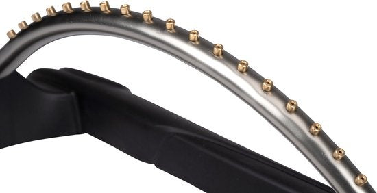 BLACK+DECKER Arroseur de pelouse - 19 trous - 58.5 x 19.5 x 10.5 CM - Arroseur de jardin pivotant - Noir/Orange