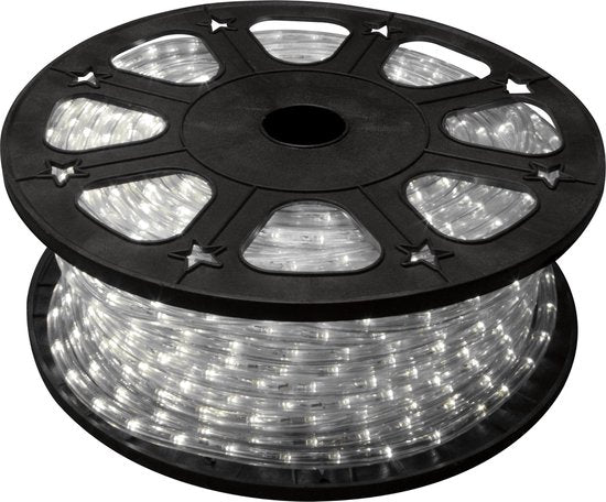 Guirlande lumineuse HQ-Power, 36 LED/mètre, 1 canal, pour l'intérieur et l'extérieur, blanc froid, 45 m