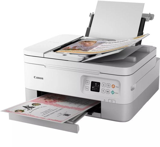 Canon PIXMA TS7451i - Imprimante jet d'encre tout-en-un - Blanche