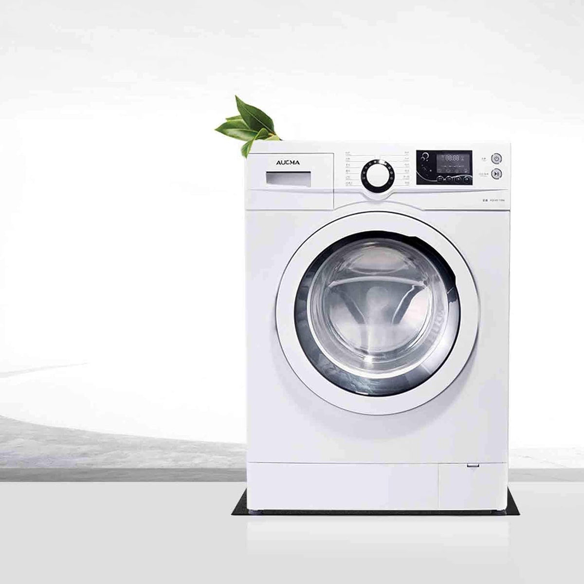 Tapis anti-vibrations pour lave-linge 60 x 60 x 1 cm - Granulés de caoutchouc - Antidérapant - Amortisseur de vibrations - Pour lave-linge, sèche-linge et appareils de fitness