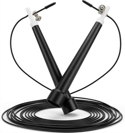 FitBoostR Corde à sauter réglable pour adultes - Corde à sauter professionnelle pour le fitness, la boxe et le CrossFit - 3 mètres