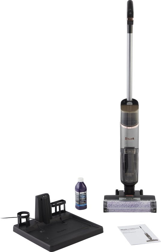 Shark HydroVac Wireless 3-in-1 Floor Cleaner - Aspirer, passer la serpillière et autonettoyer - Aspirateur à manche avec fonction serpillière - Mop humide et sec - WD210EU