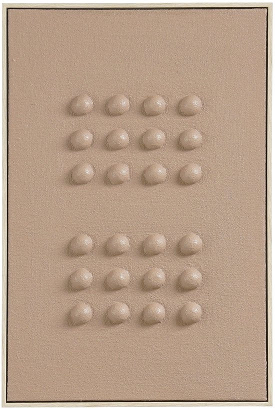 Mica Decorations Décoration murale - Panneau mural d'art abstrait 60 x 40 x 3 cm - Décoration d'intérieur pour le salon ou la chambre à coucher - Marron foncé