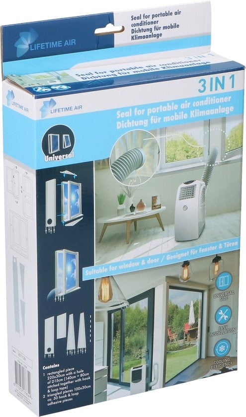 Kit d'étanchéité de fenêtre Lifetime Air Climatiseur mobile - Fenêtre et porte - Universel - 220 x 30cm