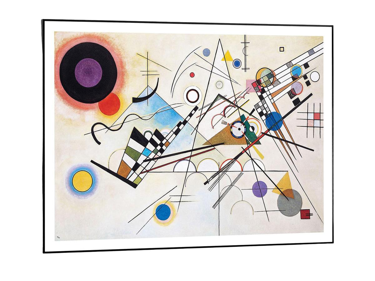 OrangeWallz Kandinsky Composition VIII - Bois MDF - 50 x 70 cm