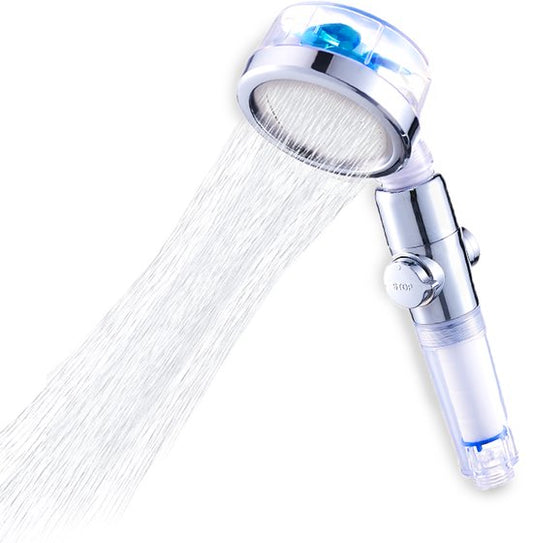 Aquadon EcoTornado - pomme de douche économisant l'eau et augmentant la pression - douchette pivotante à 360° - pomme de douche avec fonction anti-calcaire - protège la peau et les cheveux