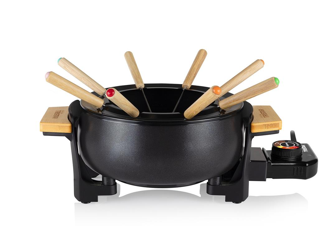 Ensemble à fondue Princess Bambou Noir - 1,5 litre - 8 personnes - 1 000 W
