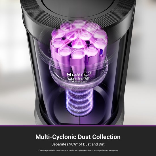 Eureka E20 plus Black - Robot aspirateur avec fonction de lavage