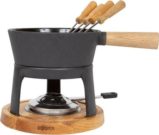 Boska Fondue Set Pro - Fondue au fromage - pour toute table de cuisson - 1.2 L - Noir