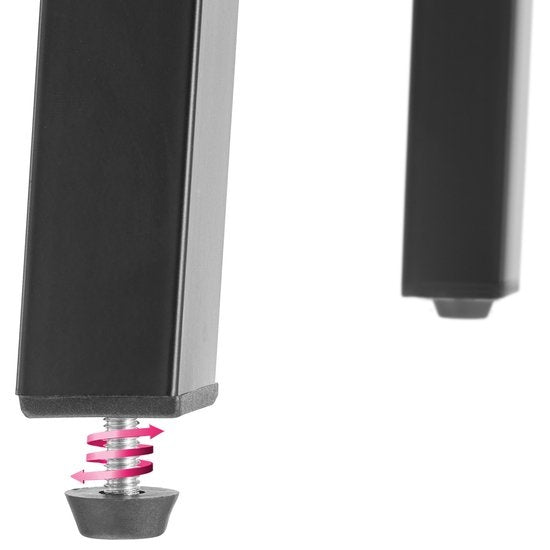 tectake - Lot de 2 tabourets de bar "Corby" - industriel - brun foncé - 404332