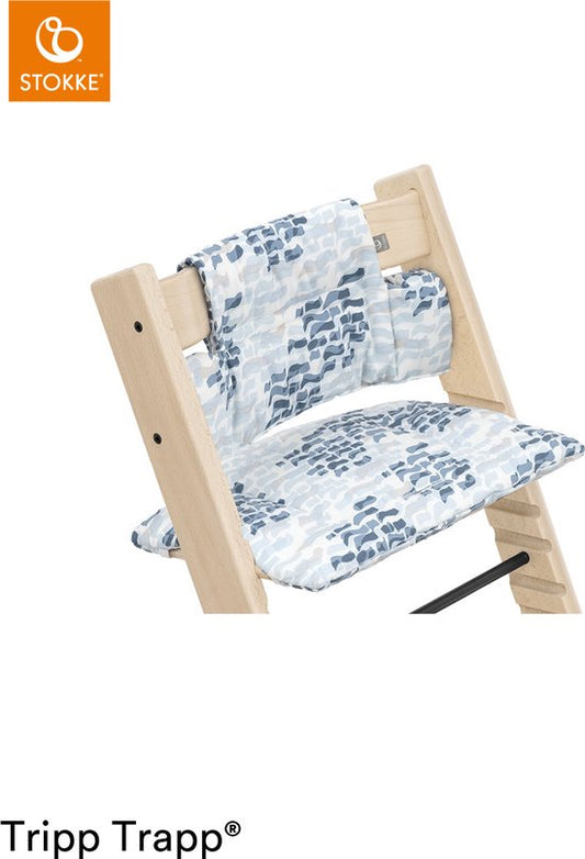 Coussin pour bébé Stokke® Tripp Trapp® Classique - Waves Bleu