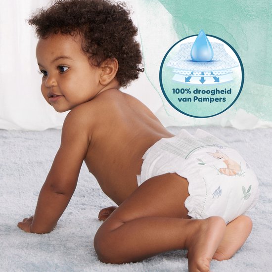 Couches Pampers Harmonie, taille 2 - 204 couches - 4 kg à 8 kg