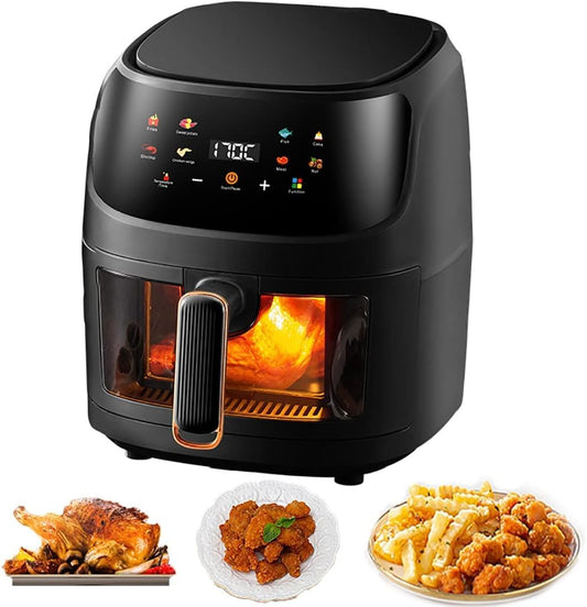 Airfryer XXL - Friteuse à air chaud - 6L - 240W - 280 x 26 x 32 cm - Noir