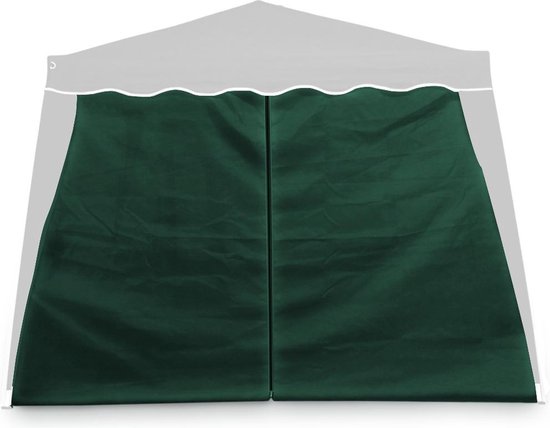 Casaria 2x Pignon latéral Pavillon pliant Capri vert 3x3m