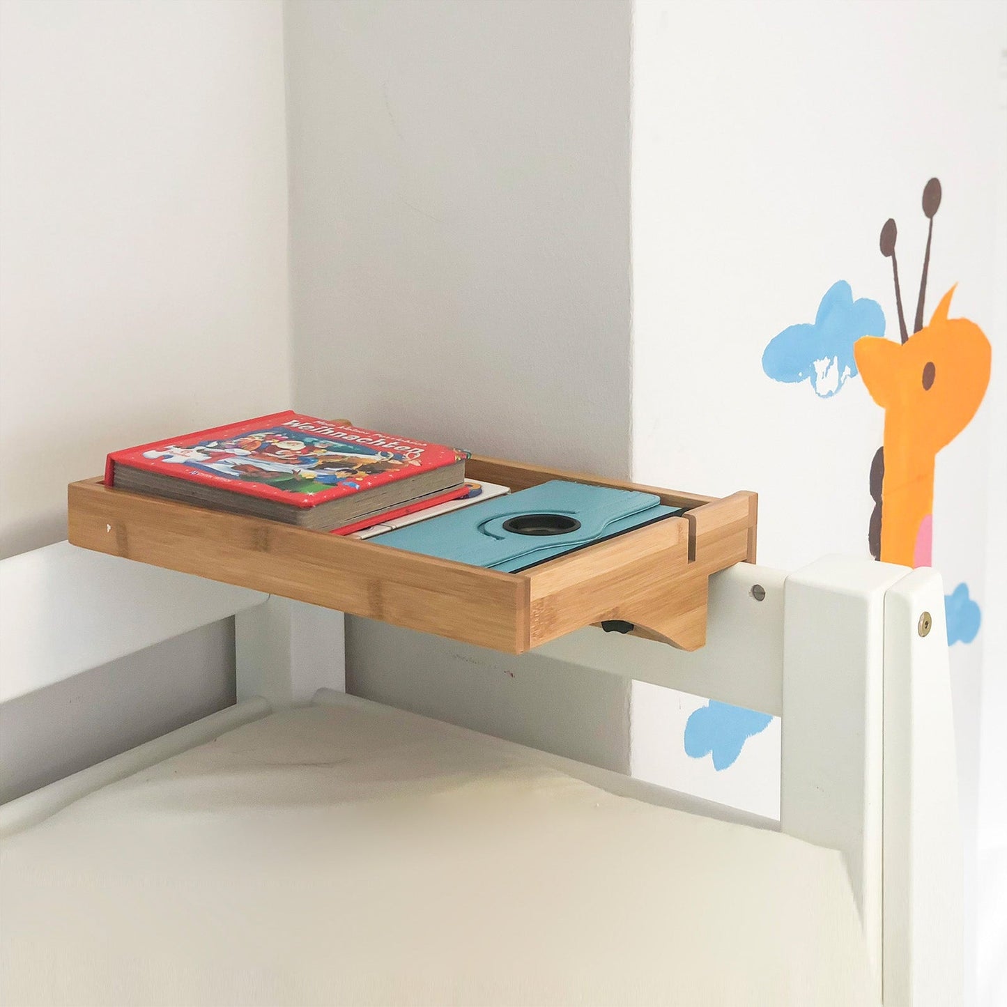 Table de chevet pliable - SoBuy -  Table de nuit - Max 2,5 kg - 36 x 25 x 9 cm - Bois