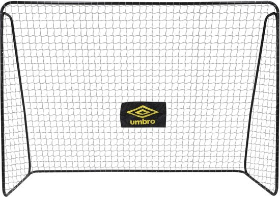 But de football Umbro - But de football 300 x 120 x 205 cm - Grand but de football - Jouet d'extérieur pour enfants et adultes - Montage rapide - But d'entraînement de football - Métal - Noir/Jaune