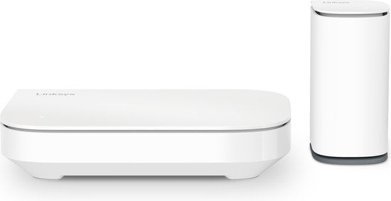Linksys Velop Micro Mesh 6 - Routeur - WiFi 6 - Dual-band - Mesh WiFi - 3000 Mbps - 2-pack - Blanc