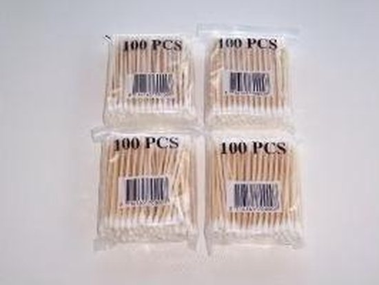 Cotons-tiges en bois - 100 pièces
