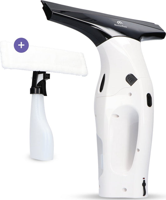 Nettoyeur de vitres électrique - Motionflow - avec vaporisateur  - Rechargeable